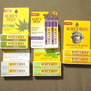 5 Packs of Burt's Bees Lip Balm